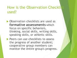 Student skills checklist for pecs and critical communication skills © student: Checklists Educ 307 What Is An Observation Checklist The Observation Checklist Is A Strategy To Monitor Specific Skills Behaviors Or Dispositions Ppt Download