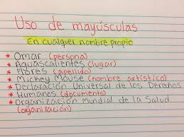 Ejemplos Del Uso De Las Mayusculas En Espanol Bullet Journal Journal