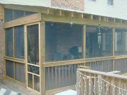 Screen Porch Addition Screened In Porch Diy Building A Porch Backyard Porch