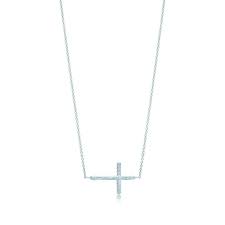 Paloma Picasso Hammered Cross Pendant In Sterling Silver Small Paloma Picasso Tiffany Co Cross Necklace Sideways