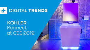 Search results for black toilets. Kohler S Smart Toilet Brings Voice Assistant Into Bathrooms Youtube