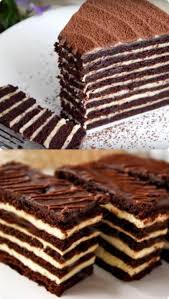 Торт спартак ☆ шоколадный медовик с заварным сметанным кремом. Tort Spartak Shokoladnyj 46 Foto