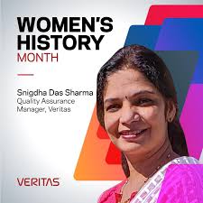 To celebrate #WomensHistoryMonth, #TeamVeritas highlights women making  Veritas history with their significant contributions to our #Cloud journey.  Meet Quality Assurance Manager Snigdha Das Sharma testing Veritas analytics  software at scale in the #
