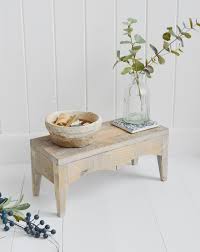 Check spelling or type a new query. Pawtucket Grey Wooden Stool Side Table Coastal Country Furniture