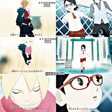 Borusara Boruto X Sarada Anime Naruto Anime Esbocos Da Arte