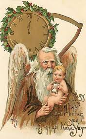 Vintage New Year S Images Public Domain Condition Free Vintage Happy New Year Baby New Year New Year Postcard