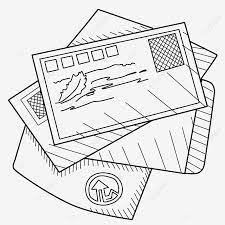 Letter l clipart clipart royalty free capital letter png stickpng letter l vector clipart of a doodled blue haired white boy on a letter l tracing. Line Drawing Envelope Letter Clipart Black And White Line Drawing Envelope Png Transparent Clipart Image And Psd File For Free Download