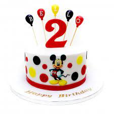 Buy best mickey mouse birthday cake online in india for little kids and make the celebration grander. Mickey Mouse Cake 38