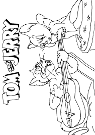 Tom and jerry coloring page. Tom And Jerry Coloring Page 18