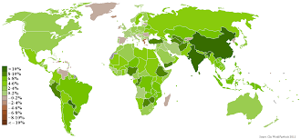Gdp Growth Rate In 2011 In 185 Countries