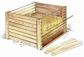 Diy Recycled Wooden Compost Bin Mother Earth News Wooden Compost Bin Compost Bin Compost Bin Diy