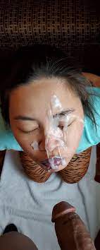 Huge thick facial cumshot from yesterday (oc) | Scrolller