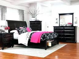 Everything about this white bedroom says cool, calm, and confident. Pink Black Furniture Bedroom Bedrooms Decorating Ideas White Name Room Bac Ojj