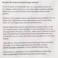 Sebutkan Struktur Teks Eksposisi Pada Kutipan Teks Tersebut Brainly Co Id