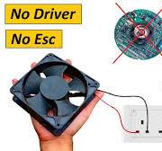 12V DC Motor to AC Brushless Motor from CPU Cooling Fan - BLDC to AC Motor