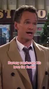 Barney confesses his love #himym #barneystinson #robinscherbatsky #love  #loveconfession #sitcom #tv #fyp