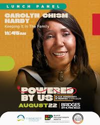 At the inaugural Powered by Us Symposium, national expert Crystal Thompkins  will lead a panel featuring Carolyn Chism Hardy, Bill Bynum and Jennifer  Hardy Richardson sharing how to build wealth, wisdom, and