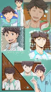 #volleyball #oikawatooru #oikawa #iwaizumihajime #iwaizumi #kawaii #anime #background ☾ haikyuu + wallpapers. Haikyuu Oikawa Collage Wallpaper By Scaredgayweeb On Deviantart