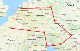 22 day interrail route for first trip