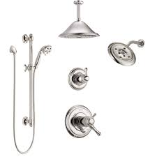 Check spelling or type a new query. Delta Cassidy Polished Nickel Shower System With Dual Thermostatic Con Faucetlist Com
