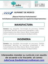 Buscas Practicas Bolsa De Trabajo Index Chihuahua Facebook
