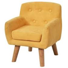 Pieds Bois Chene Tissu Jaune Scandinave Assise L 28 X P 27 Cm