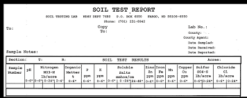 Detailed soil report
