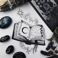 Had A Little Time To Paint This Spell Book Yesterday And It Was So Much Fun I D Love To Tattoo It Too Send Me A Magic Tattoo Witchcraft Tattoos Witch