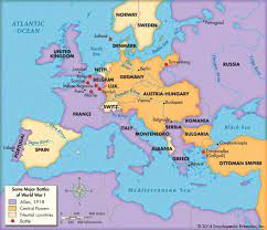 Turkey, mesopotamia and the middle east. Almost All The Battles Of World War I Were Fought In Europe And The Middle East The Two Sides World War I Wwi Maps World War