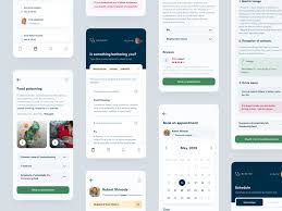 Healthy Medical Booking App Booking App Responsive Web Design Inspiration User Interface