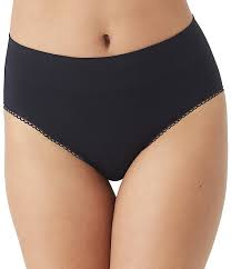 Wacoal Women's Feeling Flexible Hi-Cut Brief - Black - Size XL