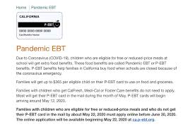 Most grocery stores and convenience stores and many fast food restaurants accept ebt. Pandemic Ebt Card Other Resources St Thomas The Apostle School