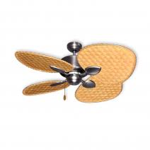 It is etl damp rated. Tropical Ceiling Fans With Palm Leaf Blades Bamboo Rattan And More Modernfanoutlet Com