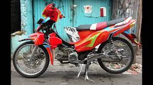 Modifikasi motor karisma warna biru. Motor Trend Modifikasi Video Modifikasi Motor Honda Karisma Airbrush Terbaru Part 2 Youtube