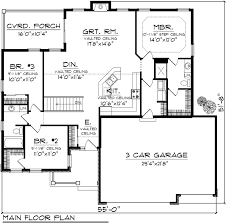 Ranch house plans are classically american house plans that help create a welcoming home. House Plan 96100 Ranch Style With 1501 Sq Ft