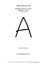 printable alphabet letter charts alphabet chart net