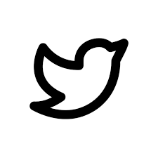 White Twitter Icon Black App Icon App Logo