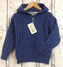 > pull en laine katia azteca pour enfant. Gilet Irlandais Enfant Chaud Laine Merinos