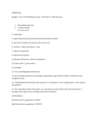 Drag frog a to the scanning station and click scan. Answer Key Biology 1 Unit 2 A Dna Mastery Unit Worksheet
