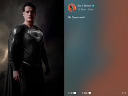 The trailer offers a longer look at darkseid, who was teased in the sneak peek back in june. Justice League Zack Snyder Posts Photo Of Henry Cavill S Black Suited Superman In Snyder Cut Tease Ign