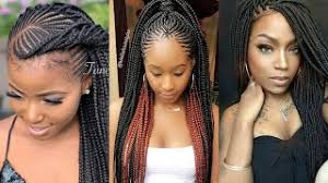 It seems that black hair was created for ponytails. Roll It On Black Braided Hairstyles 2020 Best Braids Hairstyles For Ladies Youtube