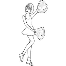 Newer post older post home # winter coloring book on scribd. 25 Beautiful Free Printable Cheerleading Coloring Pages Online