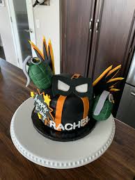Birthday Cake For My Hero Bakugou Cake My Hero Academia In 2020 Anime Cake My Birthday Cake Birthday Party Cake
