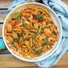 Shrimp and Penne in Pink Sauce