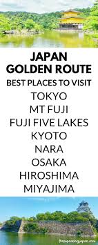 Japan Golden Route Itinerary For First Trip To Japan For Beginners Backpacking Japan Flashpacking Japan In 2020 Japan Itinerary Japan Travel Destinations Japan Travel