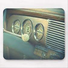 Old Vintage Car Dashboard Mouse Pad Zazzle Com Vintage Cars Old Vintage Cars Custom Car Interior