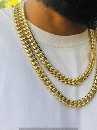 This mens gold cuban link chain is 2.5 mm wide, 22 in long and weighs approximately 12 grams. Pin On Your Pinterest Board Here