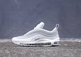 Nike Air Max 97 Black And White Mens Nike Air Max 97 Ultra 17 Premium Platinum Wolf Grey White Limited Sneakers Nike Runningshoes Nike Air Max 97 Nike Air Max Sneakers