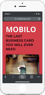 Mit dem besonderen effekt, elegant und exklusiv, schaffen aufmerksamkeit bei ihren kunden. Mobilo Card The Smart Digital Business Card