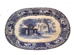 GEORGE JONES c1900 40.64 cm Ashet or Meat Plate Abbey Ware Pattern :  Amazon.de: Home & Kitchen